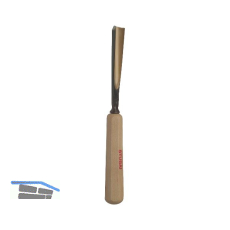 STUBAI Bildhauer-Stechbeitel geschliffen mit Holzheft Form 11 Breite 16 mm