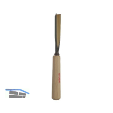 STUBAI Bildhauer-Stechbeitel geschliffen mit Holzheft Form 39 Breite 10 mm