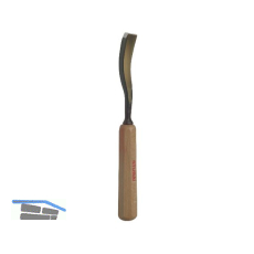 STUBAI Bildhauer-Stechbeitel geschliffen mit Holzheft Form 40 Breite 6 mm