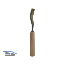 STUBAI Bildhauer-Stechbeitel geschliffen mit Holzheft Form 42 Breite 4 mm