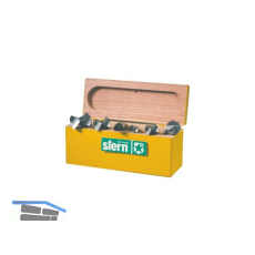 STERN Kunstbohrer Satz SP Stahl mit 1/4" Sechskant Aufnahme 6-teilig