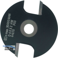ENT Scheibennutfr�ser HW ohne Fr�sspindel 40 x 2 mm