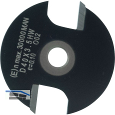 ENT Scheibennutfr�ser HW ohne Fr�sspindel 40 x 3,5 mm