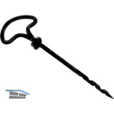 Knotenbohrer poliert mit lackiertem Griff Bohrer � 5 mm