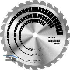 BOSCH Kreiss�geblatt Construct Wood � 350 x 2,5 x 30 mm Z�hne 24 (HB) pos.