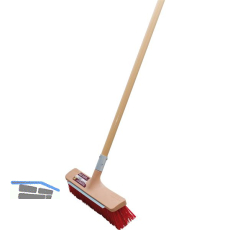 SONNECK Strassenbesen work 400 L�nge 400 mm mit Glasfaserstiel 1500 mm