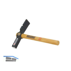 KRENHOF Maurerhammer mit Holzstiel und Nagelzieher 500 g