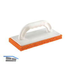 KAUFMANN Reibbrett mit 20 mm Schwammgummibelag grobporig 240 x 150 mm