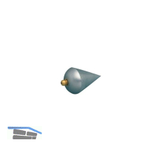 KAUFMANN Senklot Birnen Form aus Stahl 300 Gramm