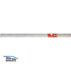 SOLA Alu Waaglatte SLG 2 2,0 m mit 2 Libellen ohne Griff