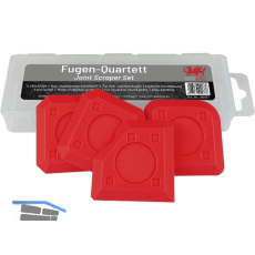 IRION Fugenspachtelset f�r Dichtstoffe verschiedene Formen 4-teilig