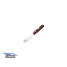 BOHLE Kittmesser mit Holzheft und stumpfer, gebogener, durchgehender 28mm Klinge
