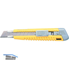 KDS Universalcutter Safety Lock m. 18mm Abbrechklinge, Federraster u. Fixierkeil