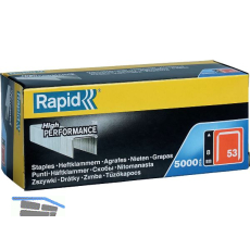 RAPID Klammern Type 53 6 mm aus Stahldraht (5000 St�ck)
