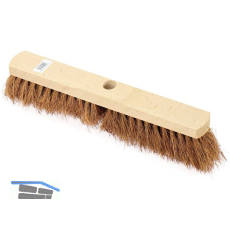 MASTA Saalbesen Kokos L�nge 800 mm mit Metallstielhalter ohne Stiel