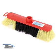 MASTA Haushaltsbesen Mischhaar L�nge 280 mm ohne Stiel mit Gewinde