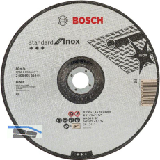 BOSCH Trennscheibe Standard for Inox gekr�pfte Form � 125 x 1,9 x 22,23 mm