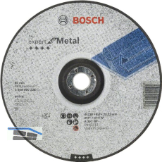 BOSCH Schruppscheibe Expert for Metal gekr�pfte Form � 230 x 6,0 x 22,23 mm