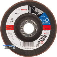 BOSCH Schleiflamellenteller X571 Best for Metal � 125 mm Korn 60