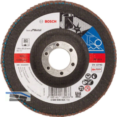 BOSCH Schleiflamellenteller X571 Best for Metal � 125 mm Korn 80
