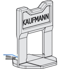 KAUFMANN Laschen zu Nivelliersystem - 100 St�ck