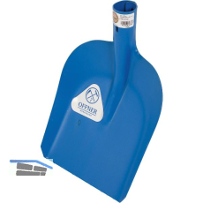 OFFNER Universalschaufel aus Stahlblech ohne Stiel Gr��e 320 x 260 mm