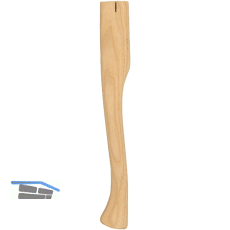 EBNER Hackenstiel aus Eschenholz geschweifte Form L�nge 400 mm Hausgr. 52/23 mm