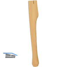 EBNER Zimmermannshackenstiel Esche gebogene links L�nge 350 mm Hausgr. 52/22 mm