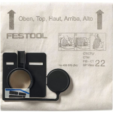 FESTOOL Filtersack FIS-CT 44 SP VLIES/5 zu CT 44 (5 St�ck)