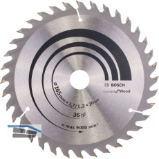 BOSCH Kreiss�geblatt Optiline Wood � 165 x 1,2 x 20 mm Z�hne 36 (WZ) pos.