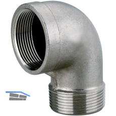 METABO Winkelanschluss Edelstahl 1 1/2" IG / 1 1/2" AG