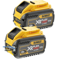 DEWALT Akku / Ersatzakku DCB548 54 bzw 18 Volt / 12 Ah Li-Ion Flexvolt - 2 ST