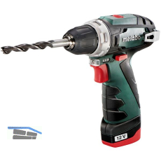 METABO Akku-Bohrschrauber BS Basic 12 Volt / 2,0 Ah (IEC) Li-Ion