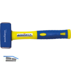 SONNECK Handf�ustel 1000 g mit Fiberglasstiel