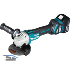 MAKITA Akku-Winkelschleifer DGA513RTJ 18 Volt / 5,0 Ah (IEC) Li-Ion