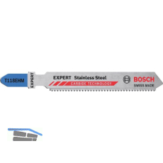 BOSCH Stichs�geblatt T118EHM rostfreier Stahl Expert - 3 St�ck