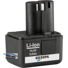 GESIPA Ersatzakku 14,4 Volt Li-Ion / 2,0 Ah