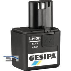 GESIPA Ersatzakku 14,4 Volt Li-Ion / 4,0 Ah