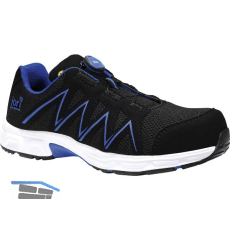 JORI Sicherheitshalbschuh Speedy BOA Black-Blue Low ESD S1P 38