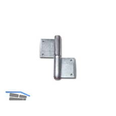 Fensternussband, links, Bandh�he 80 mm, Stahl verzinkt