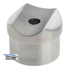 CROSO Adapter f�r Rohr � 42,4 x 2,0mm,Sattelma� 42,4mm,H�he 18 mm,Edelstahl V2A