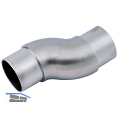 CROSO Edelstahlbogen flexibel f�r Rundrohr � 42,4 x 2,0 mm, Edelstahl V2A