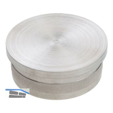 CROSO R�ndelkappe flach, � 48,3 x 2,0 mm, Edelstahl geschliffen V2A