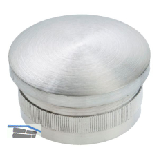 CROSO R�ndelkappe gew�lbt, � 33,7 x 2,0 mm, Edelstahl geschliffen V2A