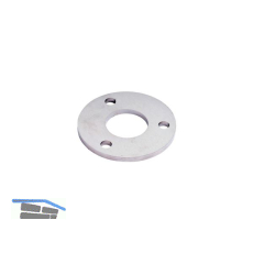 CROSO Ronde � 120 mm, Bohrung 49 mm, inkl. 3 Au�enbohrungen, Edelstahl V2A