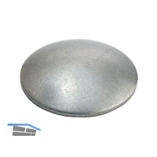 CROSO Scheibe gew�lbt f�r Rohr � 42,4 x 1,5 x 2,0 mm, Edelstahl geschliffen V2A