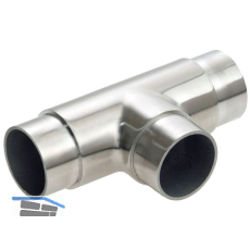 CROSO T-Verbinder f�r Rohr � 42,4 x 2,0 mm, Edelstahl geschliffen V2A