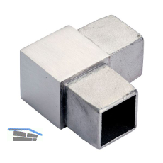 CROSO Eckbogen 90� f�r Vierkantrohr 40 x 40 x 2,0 mm, Edelstahl geschliffen V4A