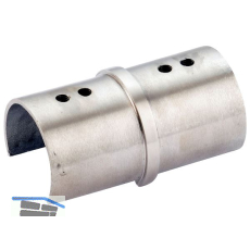 CROSO Verbinder f�r Rundrohr � 42,4 x 1,5 mm, Edelstahl geschliffen V4A