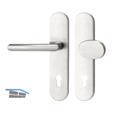 SH-Wechselgarnitur ARC - auf Schild PZ88, ohne Kzs., Edelstahl, RC2, H�he 16 mm